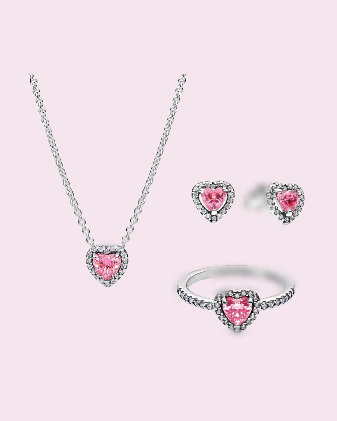 Heart Shaped Ring Gift Set