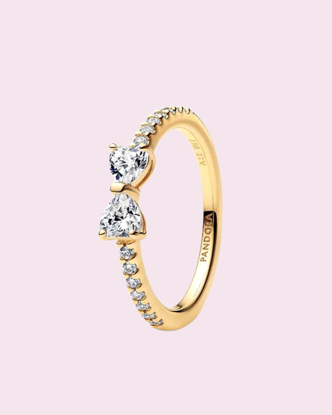 Gold Bow Shaped Ring