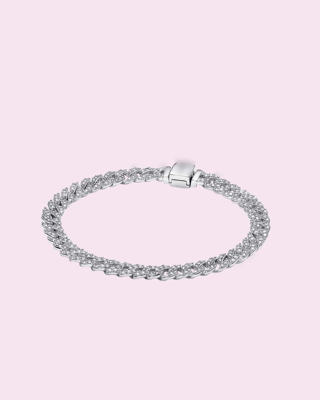 Sparkling Cuban Bracelet