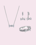 Silver Bow Gift Set